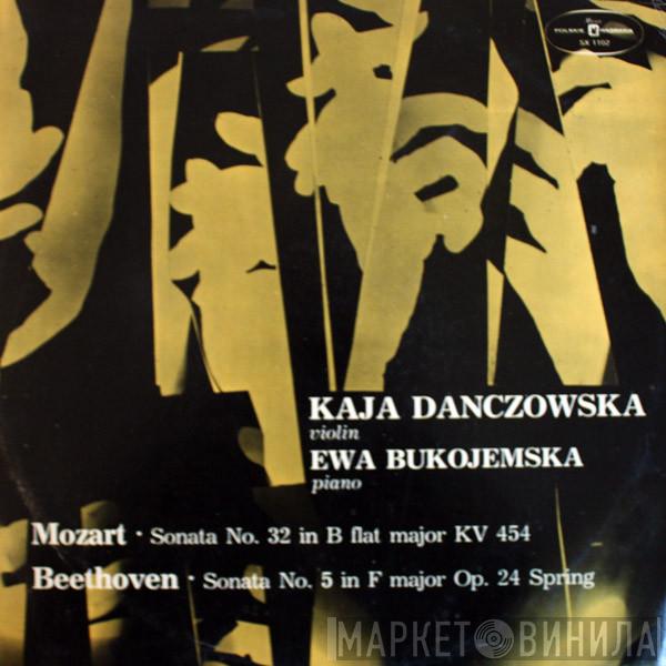 , Kaja Danczowska / Ewa Bukojemska / Wolfgang Amadeus Mozart  Ludwig van Beethoven  - Sonata No. 32 In B Flat Major KV 454 / Sonata No. 5 In F Major Op. 24 Spring