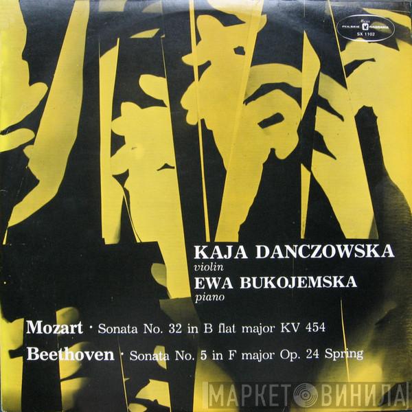 , Kaja Danczowska / Ewa Bukojemska / Wolfgang Amadeus Mozart  Ludwig van Beethoven  - Sonata No. 32 In B Flat Major KV 454 / Sonata No. 5 In F Major Op. 24 Spring