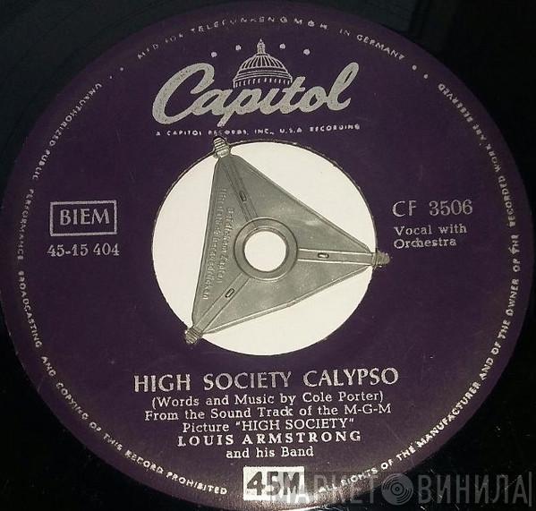 / Louis Armstrong And His Band And Bing Crosby  Louis Armstrong  - High Society Calypso / Now You Has Jazz