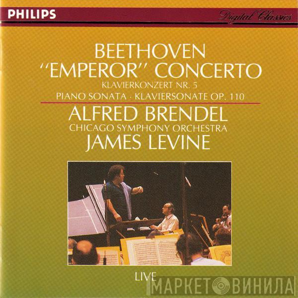 , Ludwig van Beethoven , Alfred Brendel , The Chicago Symphony Orchestra  James Levine   - "Emperor" Concerto = Klavierkonzert Nr. 5 / Piano Sonata = Klaviersonate Op. 110