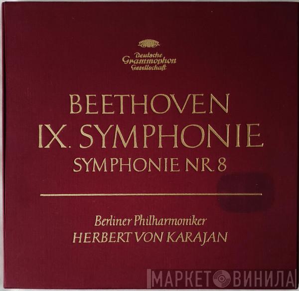 , Ludwig van Beethoven , Berliner Philharmoniker  Herbert von Karajan  - IX Symphonie / Symphonie Nr. 8