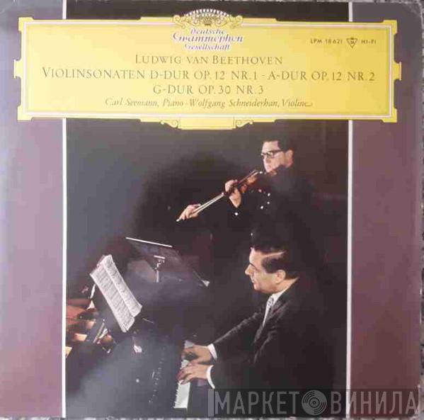 , Ludwig van Beethoven ∙ Carl Seemann  Wolfgang Schneiderhan  - Violinsonaten D-dur Op. 12 Nr. 1 / A-dur Op. 12 Nr. 2 / G-dur Op. 30 Nr. 3