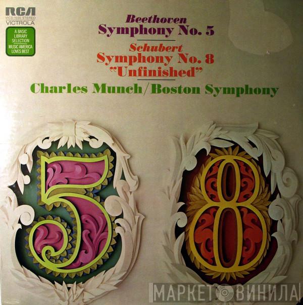 , Ludwig van Beethoven , Franz Schubert , Charles Munch  Boston Symphony Orchestra  - Symphony No.5 / Symphony No.8 "Unfinished" Symphony No.5 & Schubert Symphony No.8 "Unfinished"