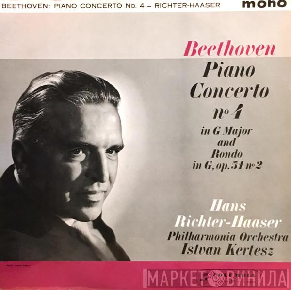 , Ludwig van Beethoven , Hans Richter-Haaser , Philharmonia Orchestra  István Kertész  - Piano Concerto No. 4 In G Major / Rondo In G, Op. 51 No. 2