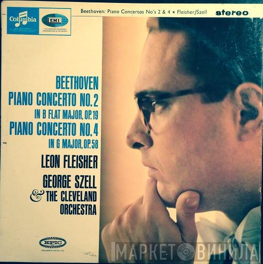 , Ludwig van Beethoven , Leon Fleisher & George Szell  The Cleveland Orchestra  - Piano Concerto No. 2 / Piano Concerto No. 4