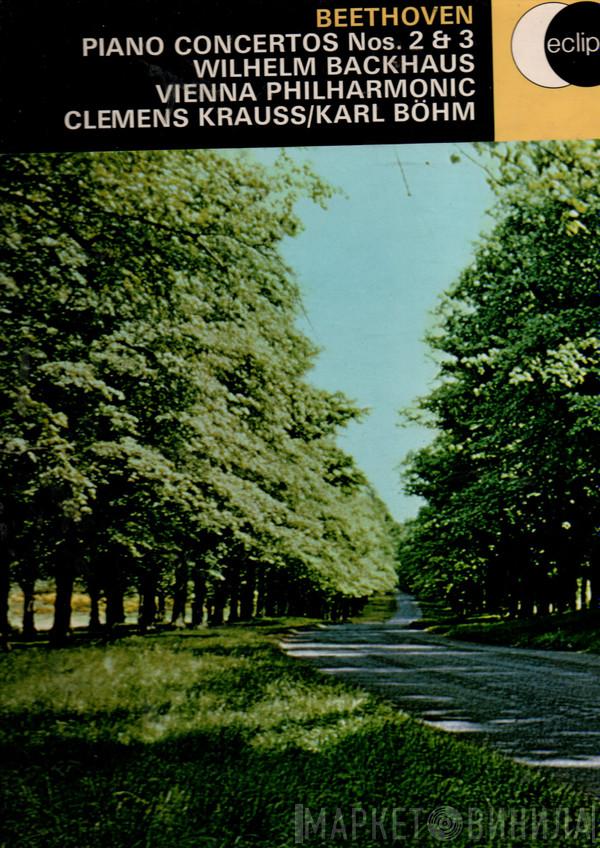 - Ludwig van Beethoven , Wilhelm Backhaus , Wiener Philharmoniker / Clemens Krauss  Karl Böhm  - Piano Concertos Nos. 2 & 3