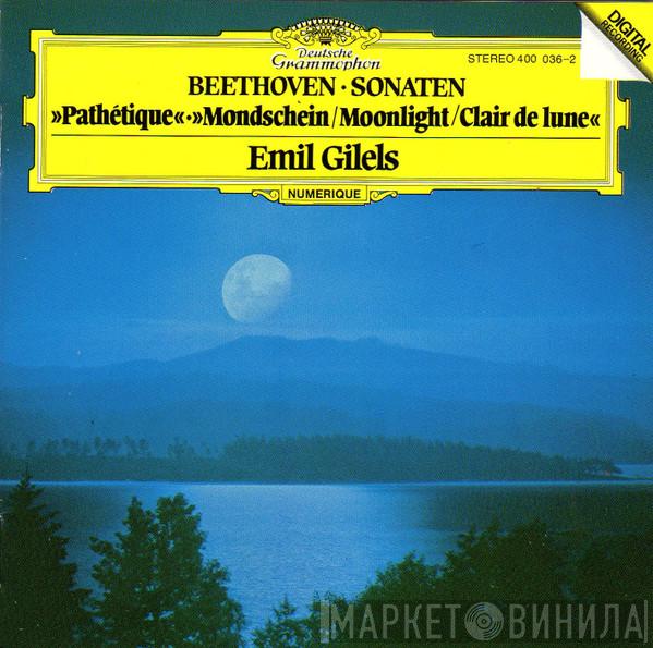 – Ludwig van Beethoven  Emil Gilels  - Sonaten · »Pathétique« · »Mondschein / Moonlight / Clair De Lune«