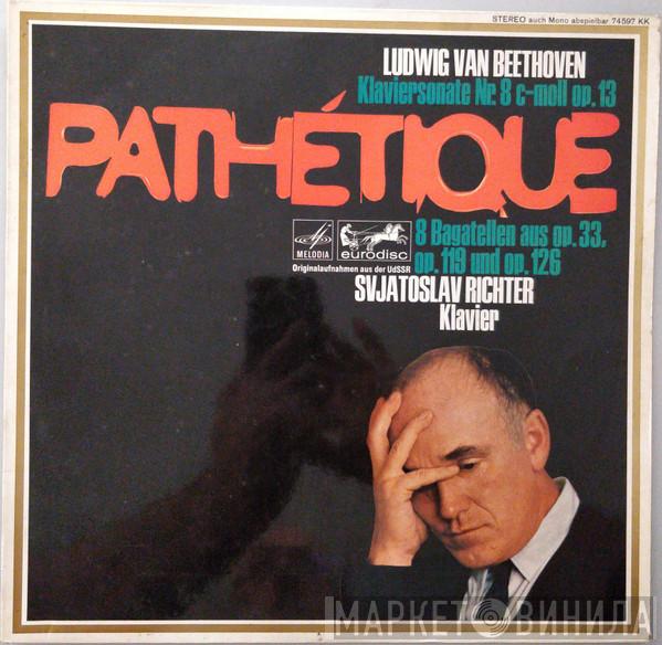 , Ludwig van Beethoven  Sviatoslav Richter  - Klaviersonate Nr.8 (Pathétique) C-moll Op.13 / 8 Bagatellen Aus Op.33, Op.119 Und Op.126