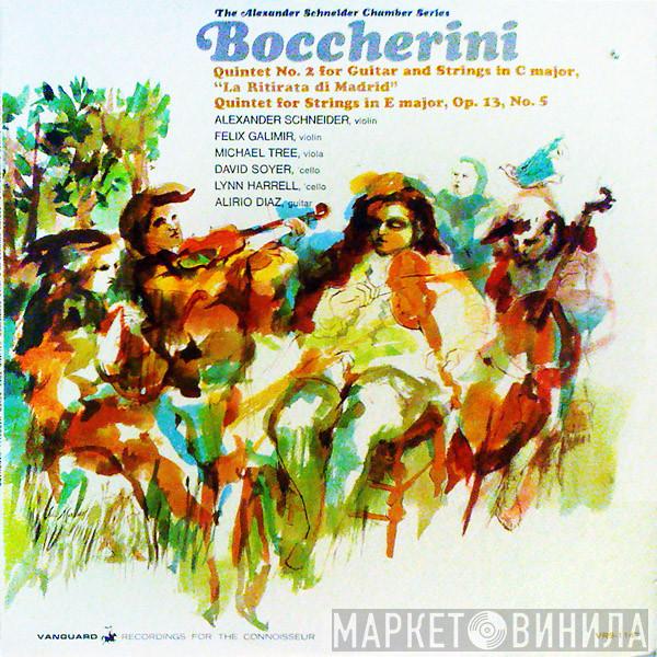 / Luigi Boccherini , Alexander Schneider , Felix Galimir , Michael Tree , David Soyer , Lynn Harrell  Alirio Díaz  - Quintet No. 2 For Guitar And Strings / Quintet For Strings In E Major