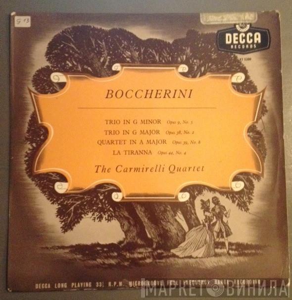 , Luigi Boccherini  The Carmirelli Quartet  - Trio In G Minor, Opus 9, No. 5 / Trio In G Major, Opus 38, No. 2 / Quartet In A Major, Opus 39, No. 8 / La Tiranna, Opus 44, No. 4