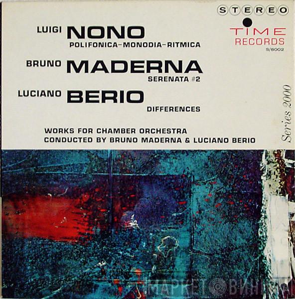 / Luigi Nono / Bruno Maderna  Luciano Berio  - Polifonica-Monodia-Ritmica  /  Serenata #2  /  Differences