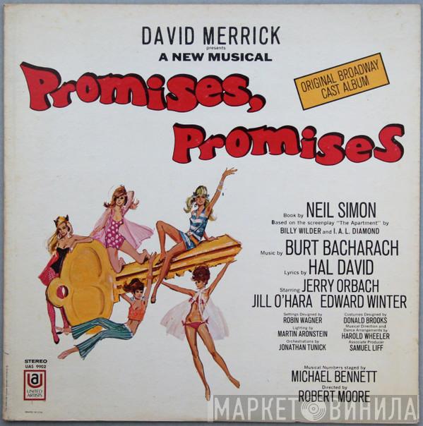 , Lyrics By Burt Bacharach / Starring Hal David , Jerry Orbach , Jill O'Hara , Presented By Edward Winter  David Merrick   - Promises, Promises (Original Broadway Cast Album)