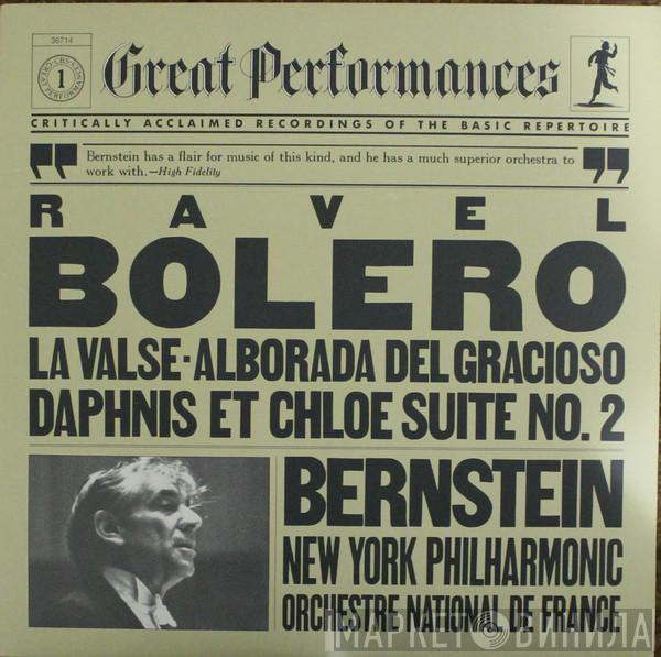 : Maurice Ravel Conducting The Leonard Bernstein And The The New York Philharmonic Orchestra  Orchestre National De France  - Bolero / La Valse / Alborada Del Gracioso / Daphnis Et Chloe Suite No. 2