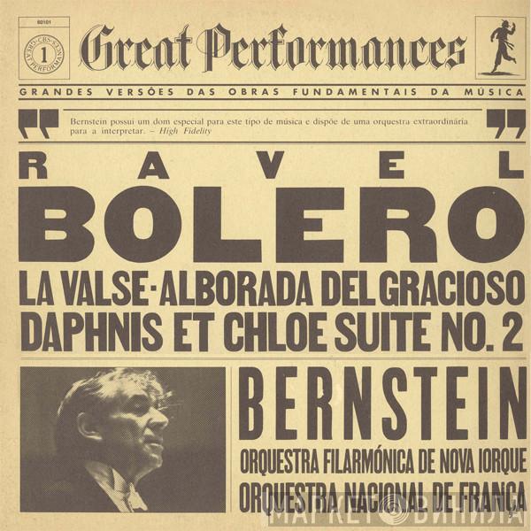 : Maurice Ravel Conducting The Leonard Bernstein And The The New York Philharmonic Orchestra  Orchestre National De France  - Bolero / La Valse / Daphnis Et Chloé, Suite N.º 2 / Alborada Del Gracioso