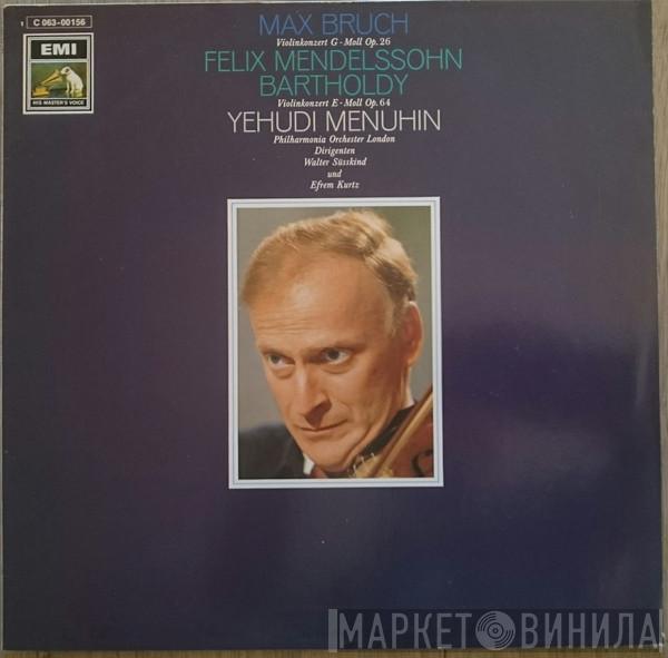 / Max Bruch - Felix Mendelssohn-Bartholdy - Yehudi Menuhin - Philharmonia Orchestra - Walter Susskind  Efrem Kurtz  - Violinkonzert G-Moll Op. 26 / Violinkonzert E-Moll Op. 64