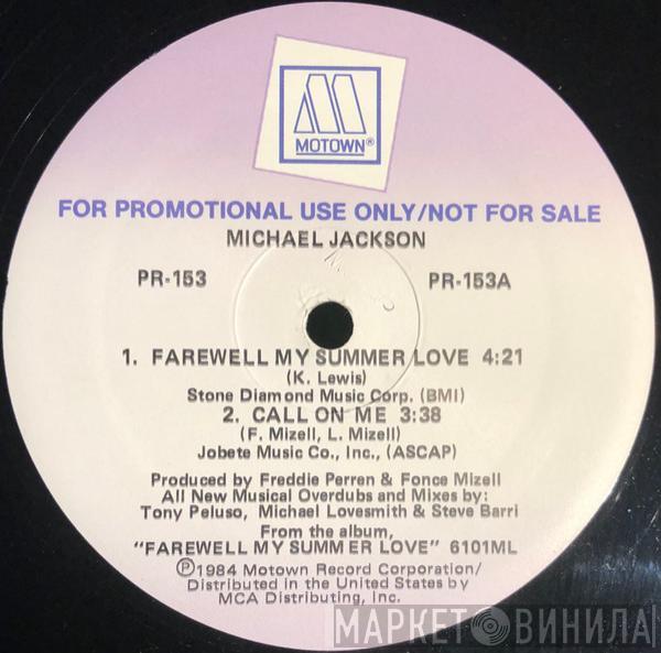 / Michael Jackson  The Jackson 5  - Farewell My Summer Love / The Jackson 5 Motown Medley