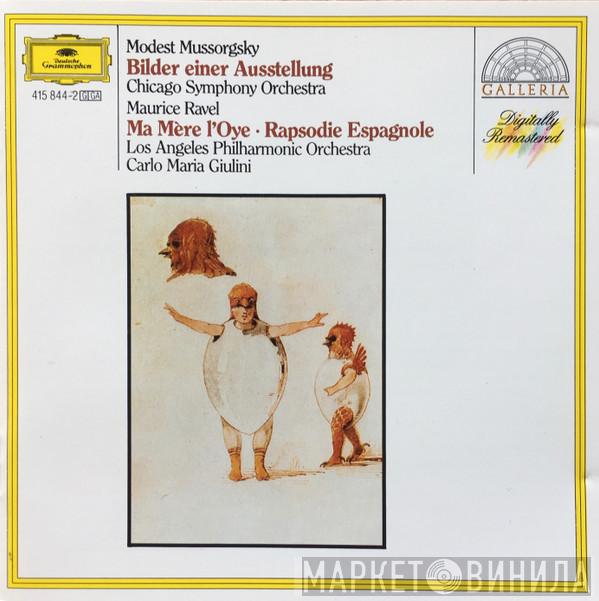 / Modest Mussorgsky - Maurice Ravel - Los Angeles Philharmonic Orchestra  Carlo Maria Giulini  - Bilder Einer Ausstellung / Ma Mère L'Oye • Rapsodie Espagnole