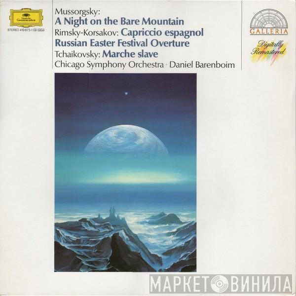 • Modest Mussorgsky • Nikolai Rimsky-Korsakov – Pyotr Ilyich Tchaikovsky / The Chicago Symphony Orchestra  Daniel Barenboim  - A Night On The Bare Mountain • Capriccio Espagnol • Russian Easter Festival Overture • Marche Slave