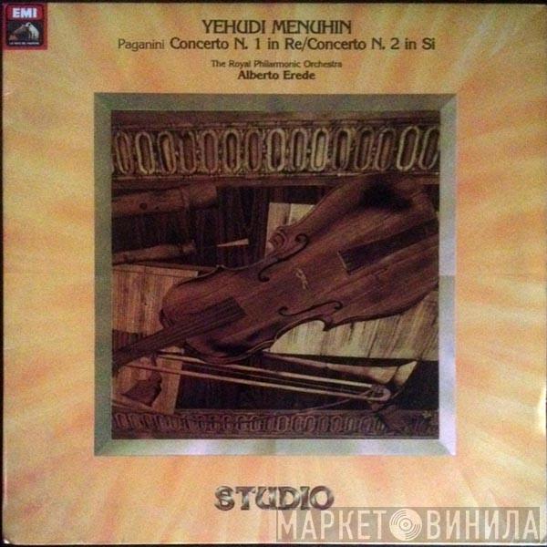 - Niccolò Paganini , Yehudi Menuhin , The Royal Philharmonic Orchestra  Alberto Erede  - Concerto N. 1 in Re / Concerto N. 2 In Si