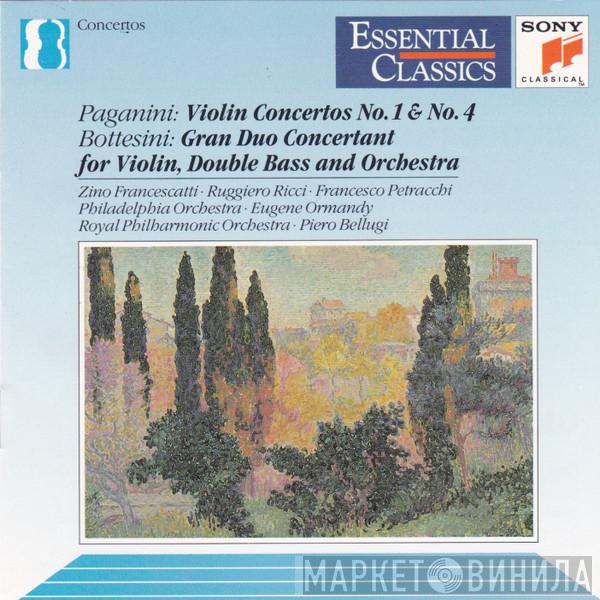 / Niccolò Paganini  Giovanni Bottesini  - Violin Concertos No.1 & No.4 / Grand Duo Concertant
