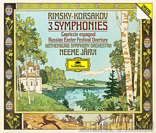 , Nikolai Rimsky-Korsakov , Göteborgs Symfoniker  Neeme Järvi  - 3 Symphonies / Capriccio Espagnol / Russian Easter Festival Overture