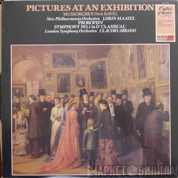 : Orch Modest Mussorgsky - Maurice Ravel , New Philharmonia Orchestra  •  Lorin Maazel : Sergei Prokofiev , The London Symphony Orchestra  Claudio Abbado  - Pictures At An Exhibition / Symphony No.1 In D 'Classical'