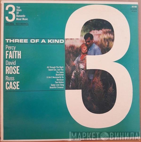 / Percy Faith / David Rose  Russ Case  - Three Of A Kind (3 Top Stars Of Romantic Mood Music)