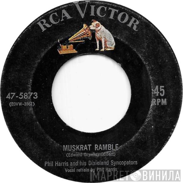 / Phil Harris And His Dixieland Syncopators With Phil Harris  Skip Martin And His Orchestra  - Muskrat Ramble / Stars Fell On Alabama