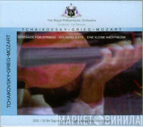 / Pyotr Ilyich Tchaikovsky / Edvard Grieg - Wolfgang Amadeus Mozart , The Royal Philharmonic Orchestra  Yuri Simonov  - Serenade For Strings / Holberg Suite / Eine Kleine Nachtmusik