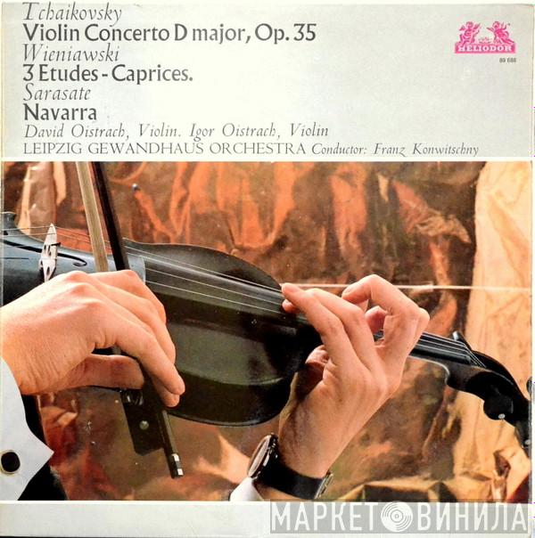 , Pyotr Ilyich Tchaikovsky , Henryk Wieniawski , Pablo de Sarasate & David Oistrach  Igor Oistrach  - Violin Concerto D Major, Op. 35 / 3 Etudes-Caprices / Navarra