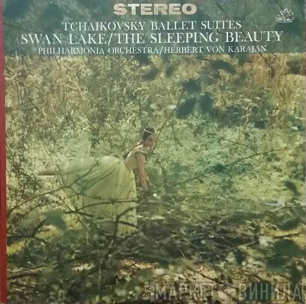 , Pyotr Ilyich Tchaikovsky , Herbert von Karajan  Philharmonia Orchestra  - Tchaïkovsky Ballet Suites - Swan Lake / The Sleeping Beauty