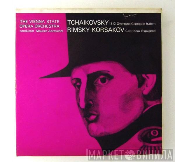 , Pyotr Ilyich Tchaikovsky / Nikolai Rimsky-Korsakov , Orchester Der Wiener Staatsoper  Maurice de Abravanel  - 1812 Overture / Capriccio Italien / Capriccio Espagnol