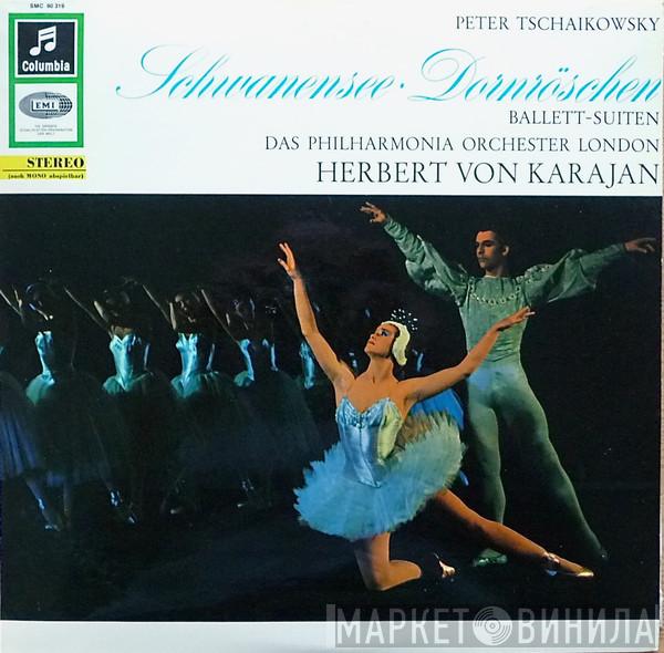 , Pyotr Ilyich Tchaikovsky , Philharmonia Orchestra  Herbert von Karajan  - Der Schwanensee Op. 20 / Dornröschen Op. 66
