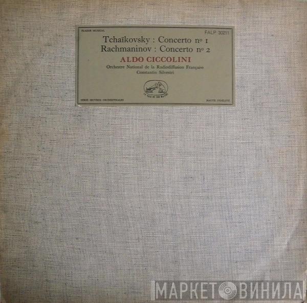 / Pyotr Ilyich Tchaikovsky - Sergei Vasilyevich Rachmaninoff , Aldo Ciccolini , Orchestre National De France  Constantin Silvestri  - Concerto N° 1 / Concerto N° 2