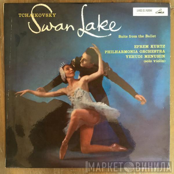 : Pyotr Ilyich Tchaikovsky With Yehudi Menuhin Conducted By Philharmonia Orchestra  Efrem Kurtz  - Swan Lake - Suite From The Ballet