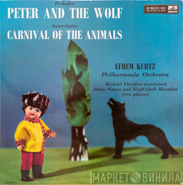 , Sergei Prokofiev - Camille Saint-Saëns Conducting The Efrem Kurtz  Philharmonia Orchestra  - Peter And The Wolf / Carnival Of The Animals