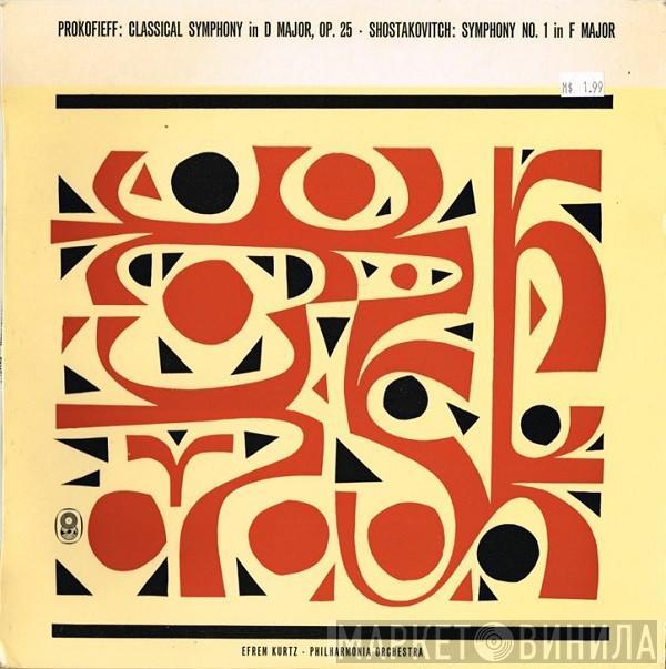 / Sergei Prokofiev , Dmitri Shostakovich , Efrem Kurtz  Philharmonia Orchestra  - Classical Symphony In D Major, Op. 25 / Symphony No. 1 In F Major