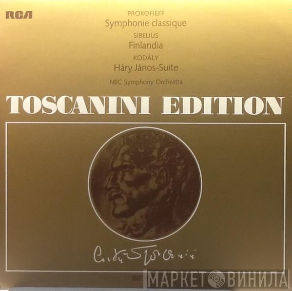 / Sergei Prokofiev / Jean Sibelius • Zoltán Kodály , NBC Symphony Orchestra  Arturo Toscanini  - Symphony No.1 ("Classical") / Finlandia / Háry János