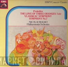 , Sergei Prokofiev , Nicolai Malko  Philharmonia Orchestra  - The Love Of Three Oranges Suite / 'Classical' Symphony / Symphony No.7