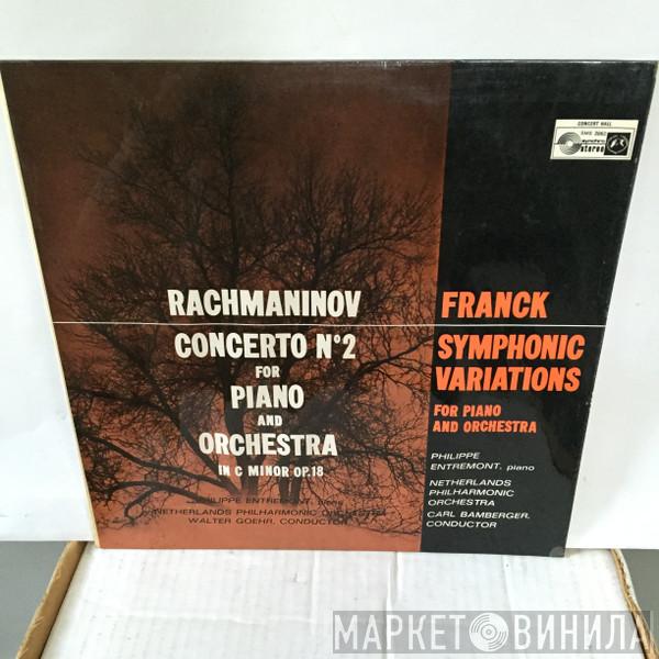 , Sergei Vasilyevich Rachmaninoff , César Franck , Philippe Entremont , Nederlands Philharmonisch Orkest , Walter Goehr  Carl Bamberger  - Piano Concerto No. 2 In C Minor / Symphonic Variations