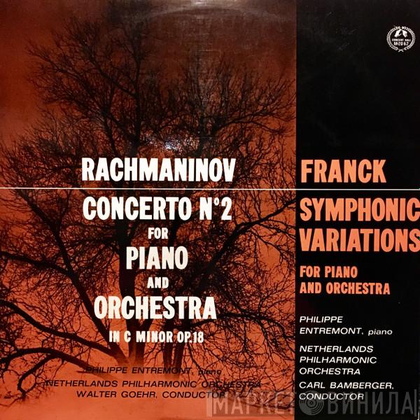 , Sergei Vasilyevich Rachmaninoff , César Franck , Philippe Entremont , Nederlands Philharmonisch Orkest  Carl Bamberger  - Piano Concerto N° 2 / Symphonic Variations