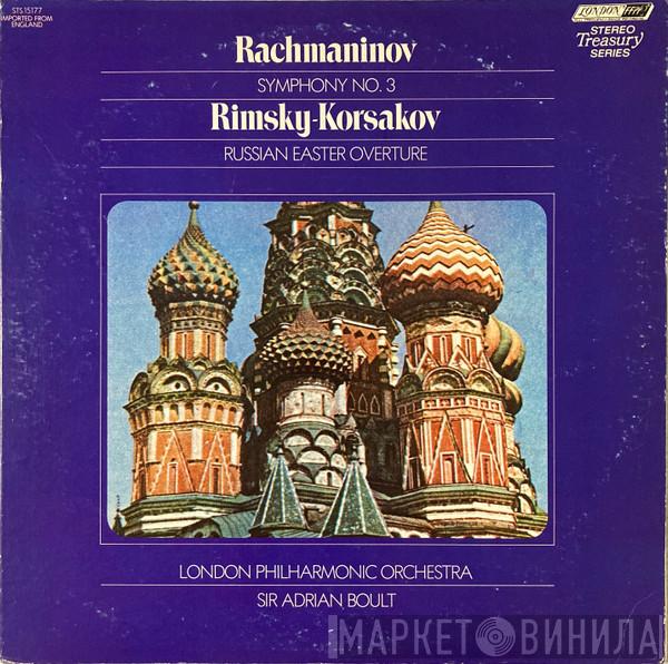 , Sergei Vasilyevich Rachmaninoff , Nikolai Rimsky-Korsakov , The London Philharmonic Orchestra  Sir Adrian Boult  - Symphony No. 3 / Russian Easter Overture