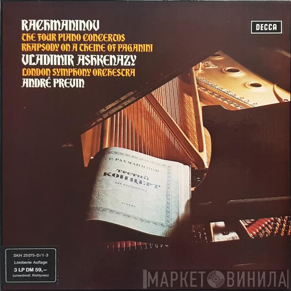 / Sergei Vasilyevich Rachmaninoff , Vladimir Ashkenazy , The London Symphony Orchestra  André Previn  - The Four Piano Concertos / Rhapsody On A Theme Of Paganini