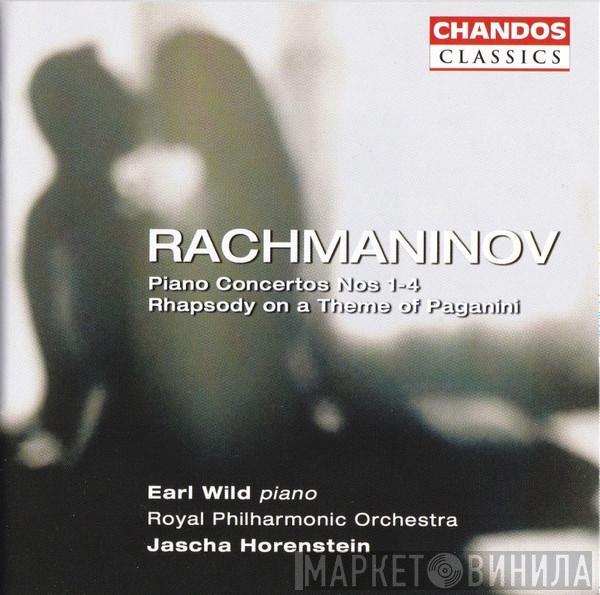 : Sergei Vasilyevich Rachmaninoff , Earl Wild , The Royal Philharmonic Orchestra  Jascha Horenstein  - Piano Concertos Nos 1-4 · Rhapsody On A Theme Of Paganini