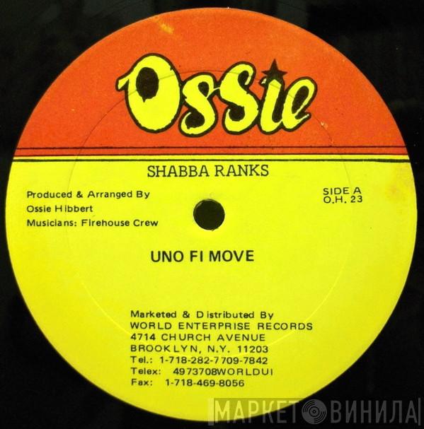 / Shabba Ranks  Daddy Blue  - Uno Fi Move / Run Out Of Town