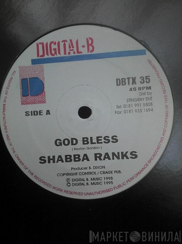 / Shabba Ranks  Digital B All Stars  - God Bless / Different Story