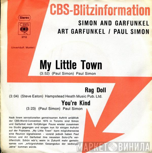 / Simon & Garfunkel / Art Garfunkel  Paul Simon  - My Little Town / Rag Doll / You're Kind