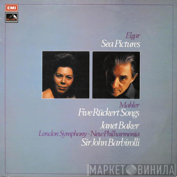 / Sir Edward Elgar , Gustav Mahler , Janet Baker , Sir John Barbirolli ∙ The London Symphony Orchestra  New Philharmonia Orchestra  - Sea Pictures / Five Rückert Songs