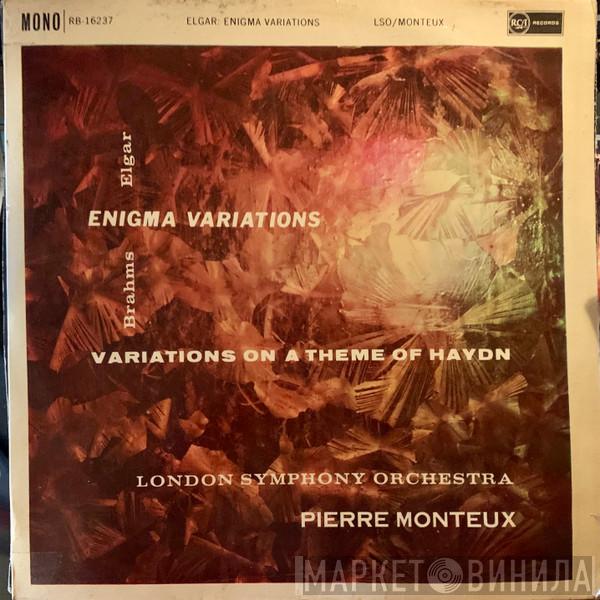 / Sir Edward Elgar , Johannes Brahms , Pierre Monteux  The London Symphony Orchestra  - Enigma Variations / Haydn Variations
