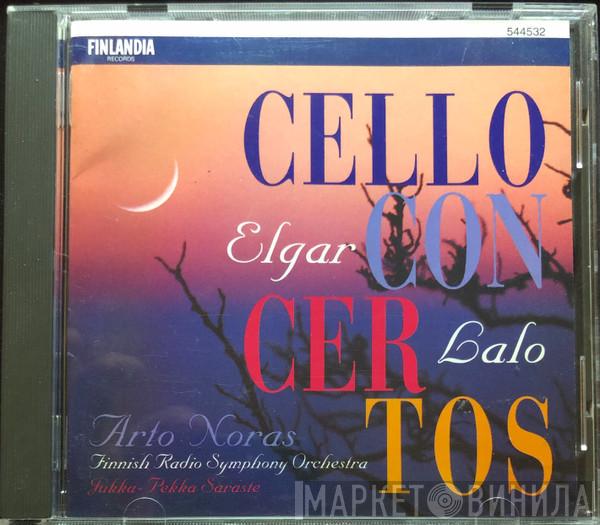 , Sir Edward Elgar / Édouard Lalo , Arto Noras , Radion Sinfoniaorkesteri  Jukka-Pekka Saraste  - Cello Concertos